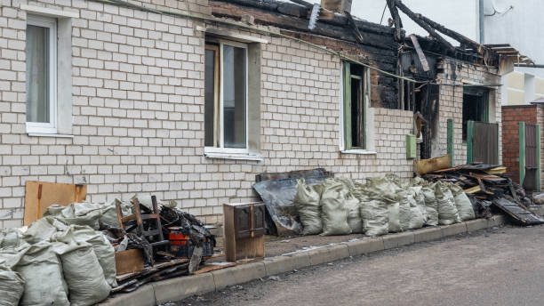 Professional Fire Damage Removal technician working in Osprey, FL
